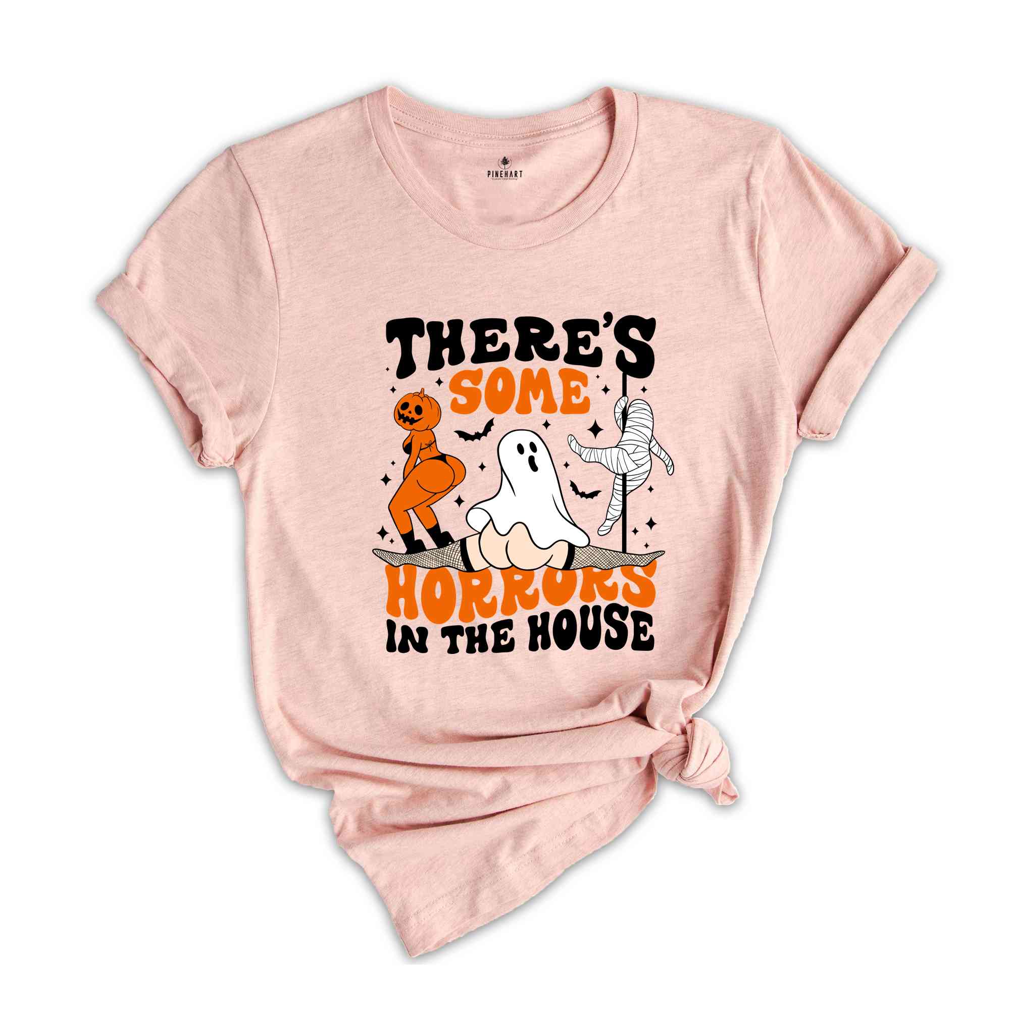 There's Some Horrors In The House Shirt, Funny Halloween Shirt, Cute Halloween Shirt, Spooky Season Shirt, Horror Shirt, Pumpkin Shirt