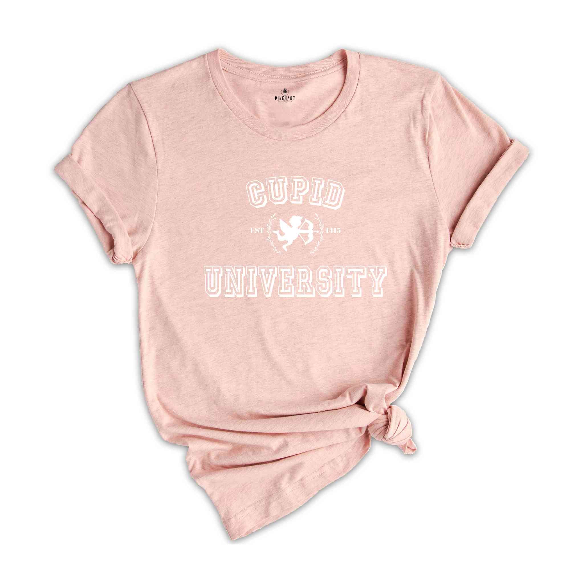 Cupid University Shirt, Love T-shirt, Valentine's Day Gift, Funny Tee, Cute Shirt, Valentine's Day Cupid University Shirt