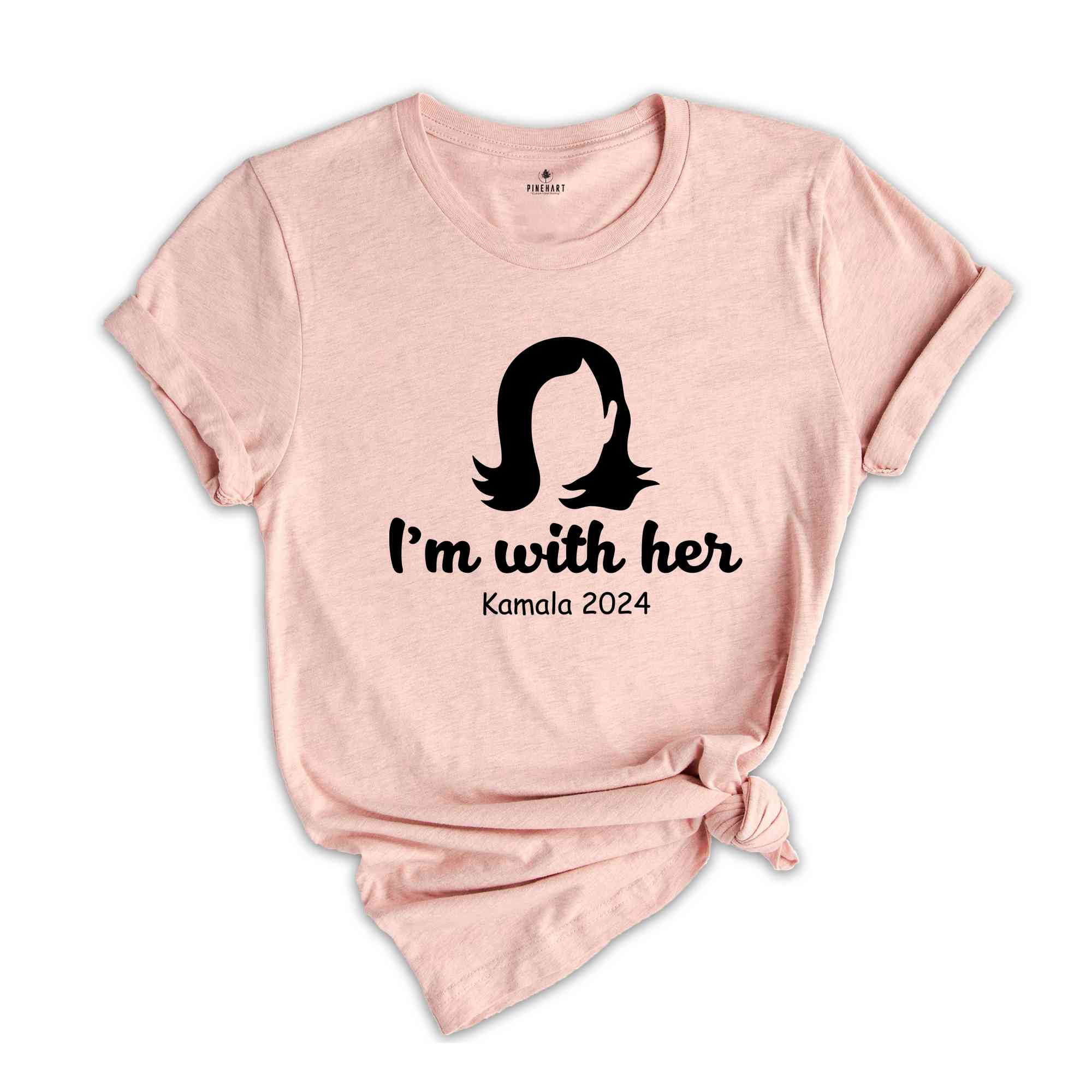 I'm with Her Shirt, Kamala Harris Shirt, Democratic Voter Shirt, Shirt for Liberals, Reproductive Rights, Feminist Shirt