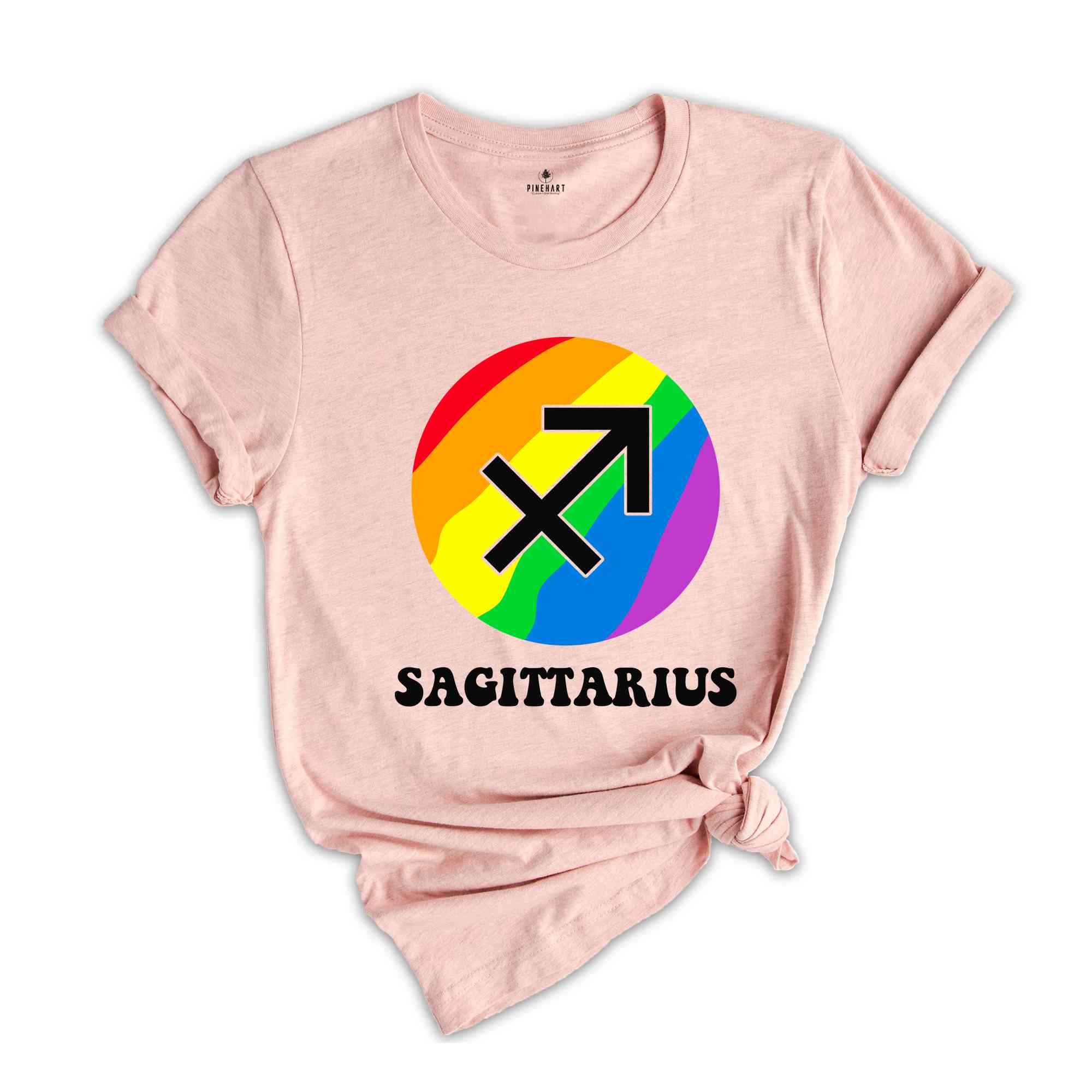 Sagittarius LGBT Shirt, Zodiac Sign Shirt, Sagittarius Birthday Shirt, LGBTQ Pride Shirt, Pride Month Shirt, Rainbow Shirt, Zodiac Tshirt