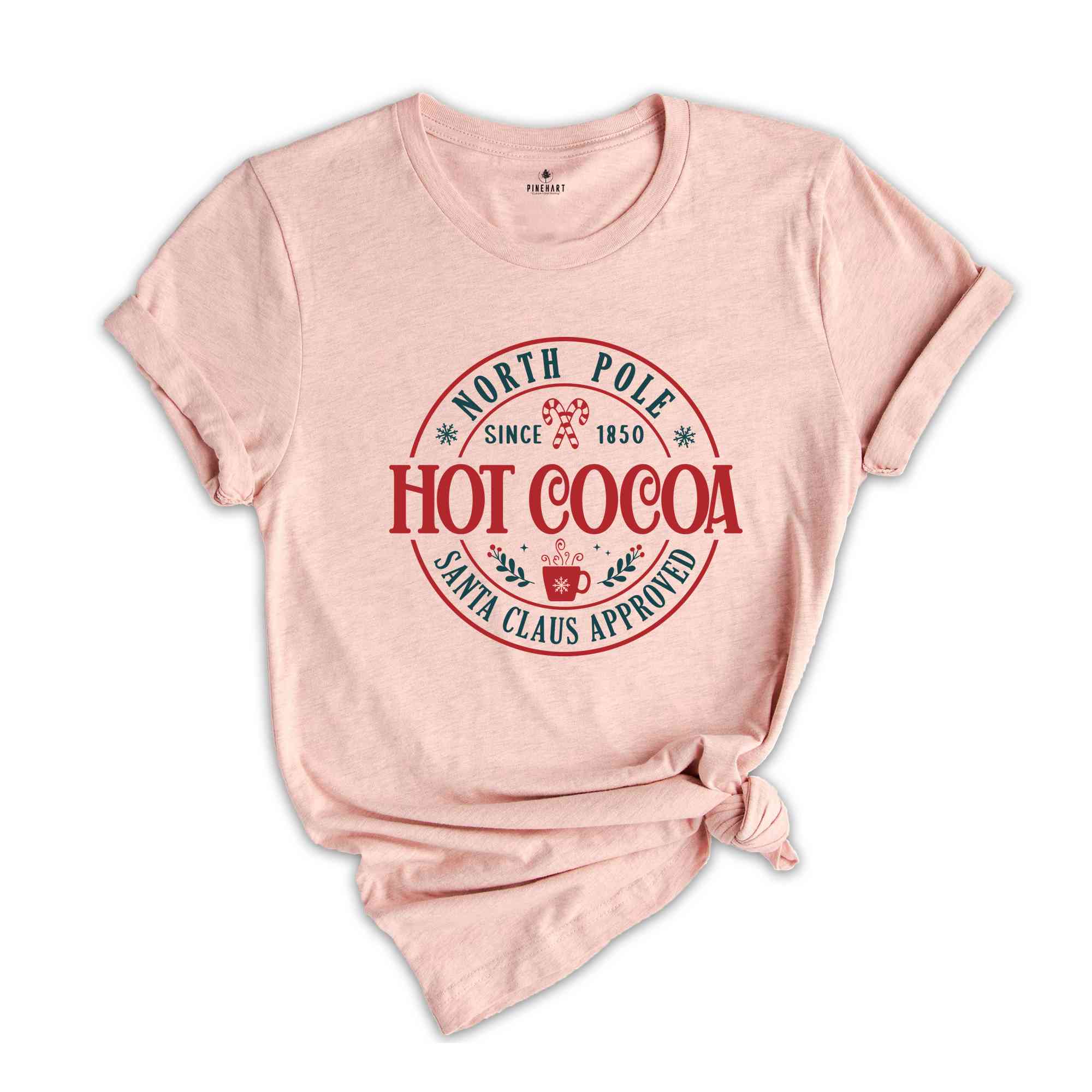 North Pole Hot Cocoa Shirt, Coffee Lover Shirt, Hot Chocolate Shirt, Hot Cocoa Christmas Shirt, Cute Christmas Shirt, Christmas Gift