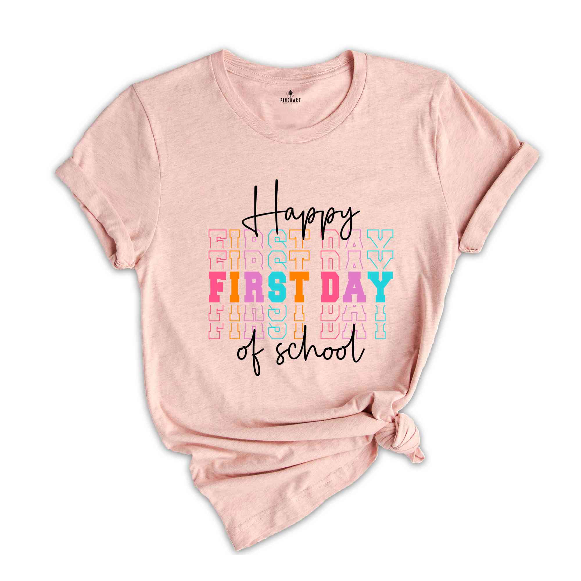 Happy First Day Of School Shirt, First Day Of School Gift, Teacher Life Shirt, Teacher Gift, Teacher Appreciation, Back To School Shirt