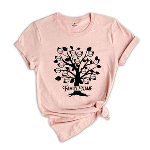 Custom Family Tree Shirt, Personalized Family Shirt, Family Reunion Shirt, Customized Reunion Matching Shirt, Matching Cousins Shirt