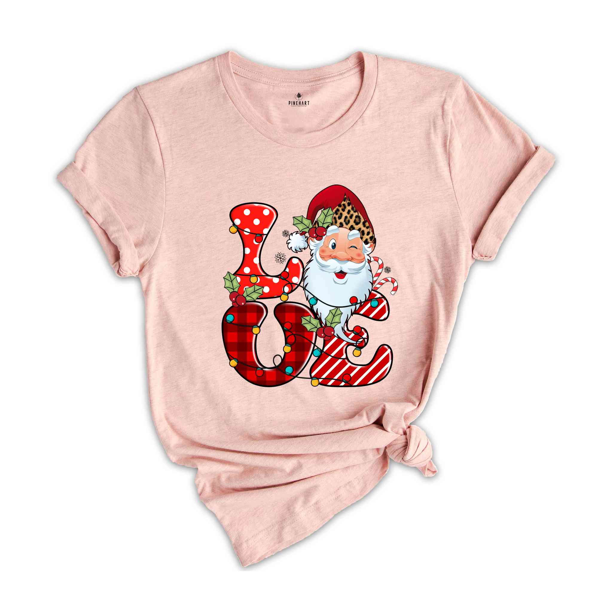 Love Christmas Shirt, Santa Shirt, Cute Santa Shirt, Cute Christmas Shirt, Funny Christmas Shirt, Christmas Party Shirt, Holiday Shirt