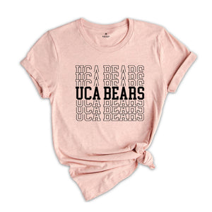 Team Mascot Shirt, Uca bears Team Shirt, Uca bears Team Spirit Shirt, Uca bears Fan Shirt, Uca bears School Shirt, Uca bears School Spirit