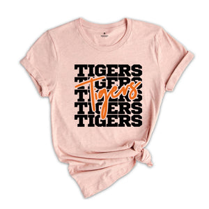 Tigers Shirt, Go Tigers, Game Day Shirt, Team Spirit Tee, Baseball Mom Sunday Football, Cute Football Shirt, Tiger Spirit Shirt, Tiger Mom