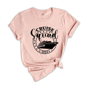 Cruise Squad 2024 Shirt, Cruise Family Shirt, Family Matching Shirt, Family Trip, Funny Vacation Gift, Summer Trip, Trip With Ship T Shirt