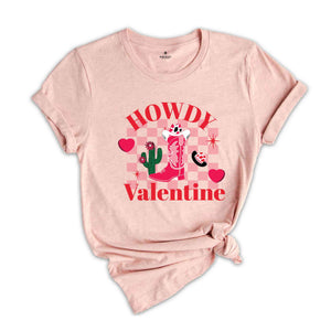 Howdy Valentines Shirt, Western Shirt, Retro Valentine Day Shirt, Western Valentines Day Gift, Western ValentinS Day