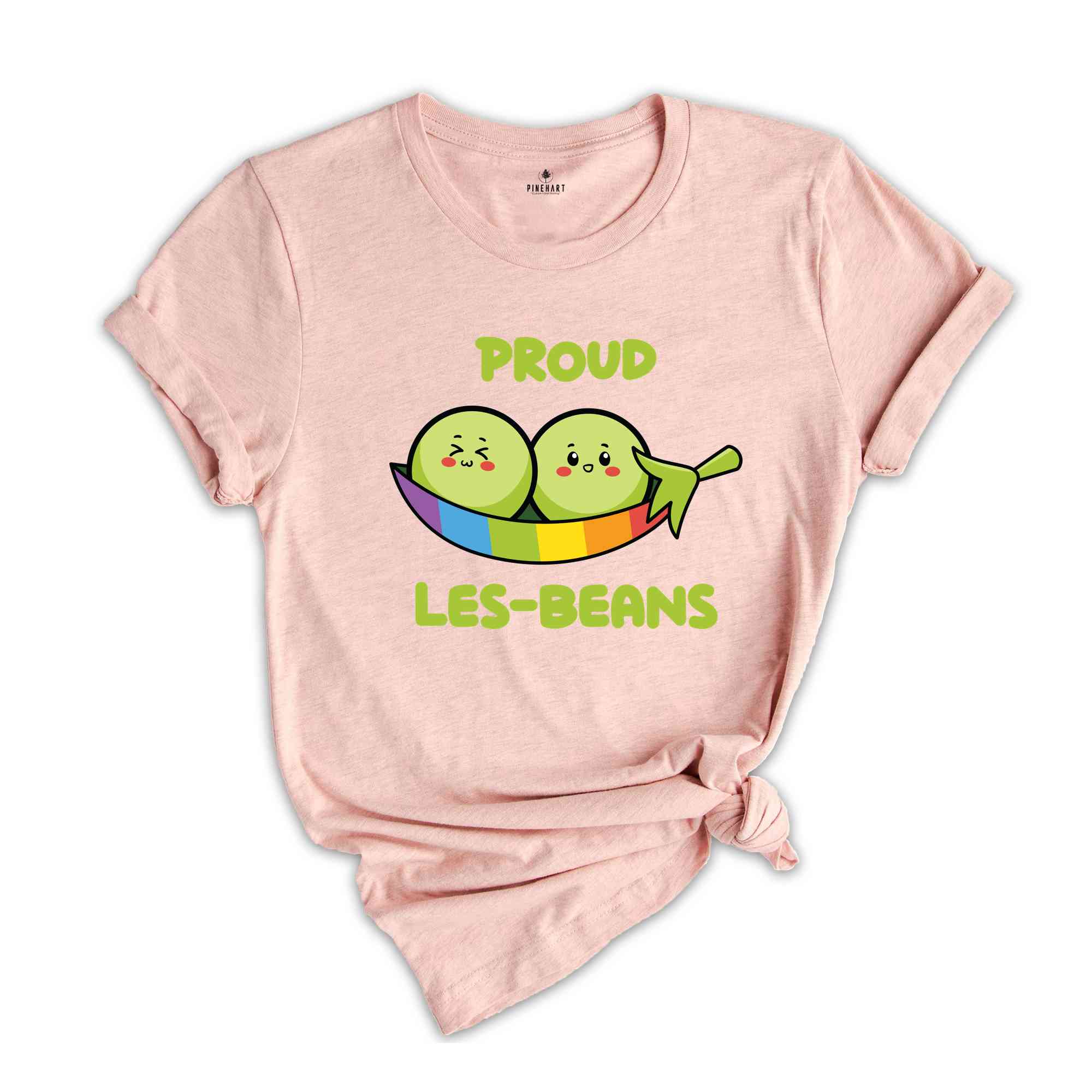 Proud Les-Beans, Funny LGBT Shirt, Funny Lesbian Gift, Animal Lover Shirt, Cute LGBT Shirt, Pride Rainbow Shirt, Lesbian Shirt