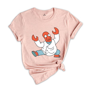 Futurama Zoidberg Shirt, Funny Futurama Shirt, Dr. Zoidberg Shirt, Funny Cartoon Shirt, Futurama Fan Gift, 90S Cartoon Tv Shows