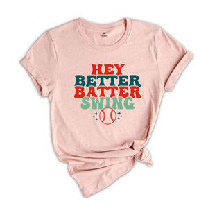 Hey Batter Batter Swing Shirt, Baseball Game Tee Shirt, Gameday Tee, Trendy Baseball Shirt, Baseball Mom Tee Shirt