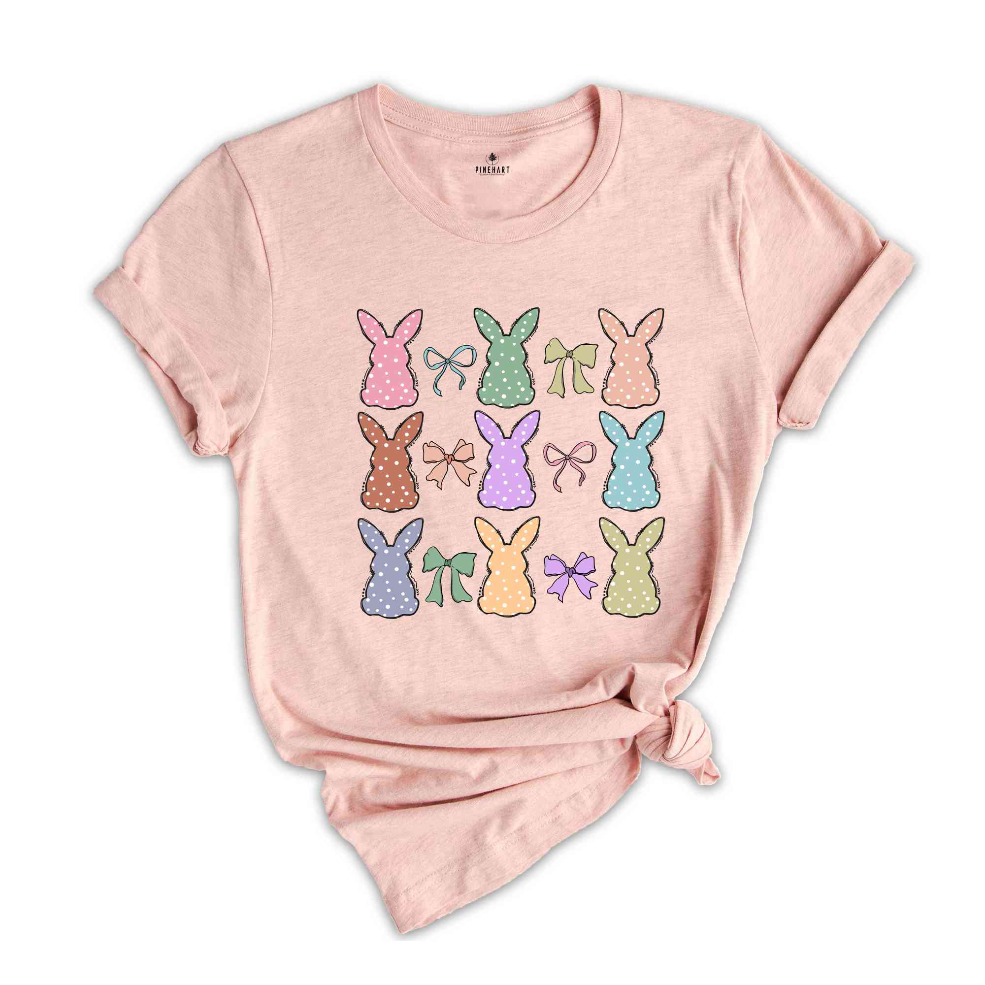 Easter Boho Bunny Shirt, Cute Bunny Shirt, Cute Easter Shirt, Easter Shirt Gift, Happy Easter Day, Kids Easter Shirt, Rabbit Lover Shirt