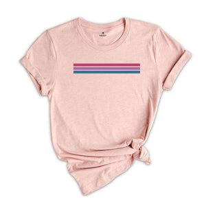 Bi Pride Shirt, LQBTQ T Shirt, Bisexual Pride, Love Is Love T-Shirt, Bisexual Shirt, March For The Movement, Minimalistic Bi Pride