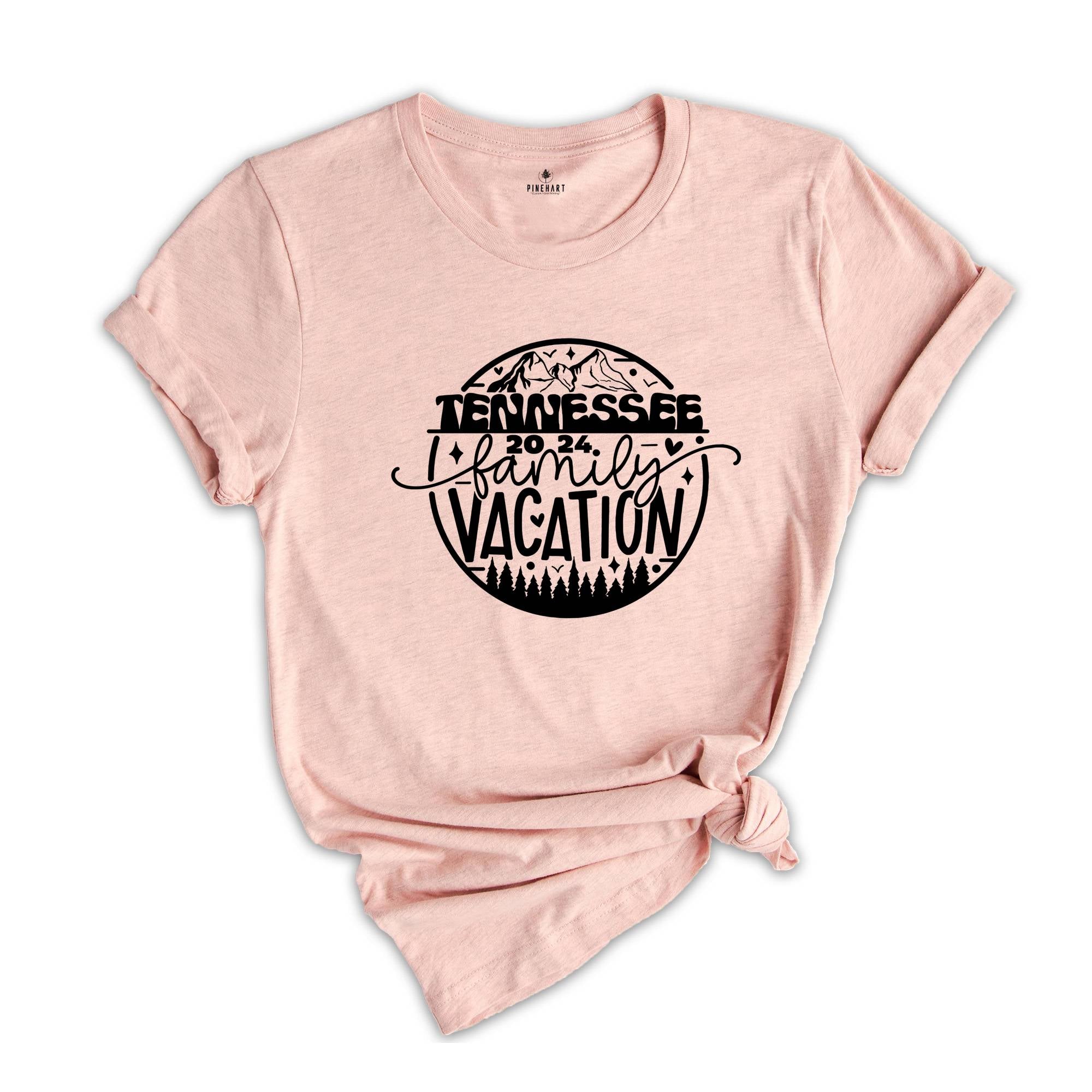 Family Vacation 2024 Shirt, Tennessee Family Reunion, Family Matching Tee, Mountain Trip Tee, Family Camping, Wanderlust Shirt