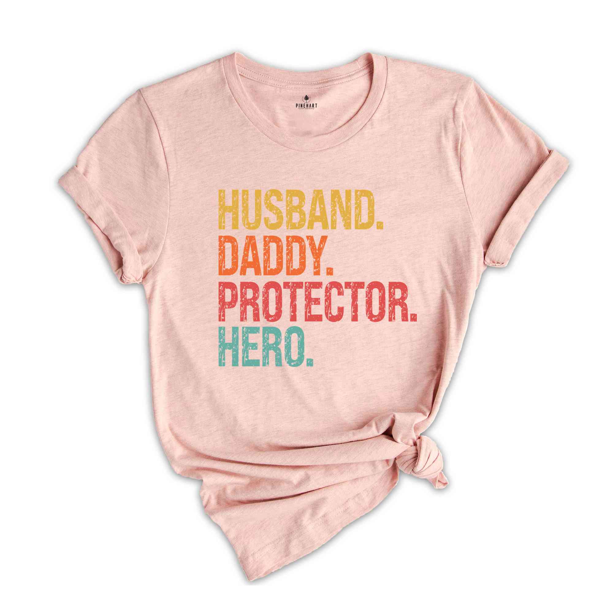 Husband Daddy Protector Hero Shirt, Father's Day Shirt, Cute Mens Gift, Gift for Father, Gift for Husband, Best Dad Shirt, Gift for Dad