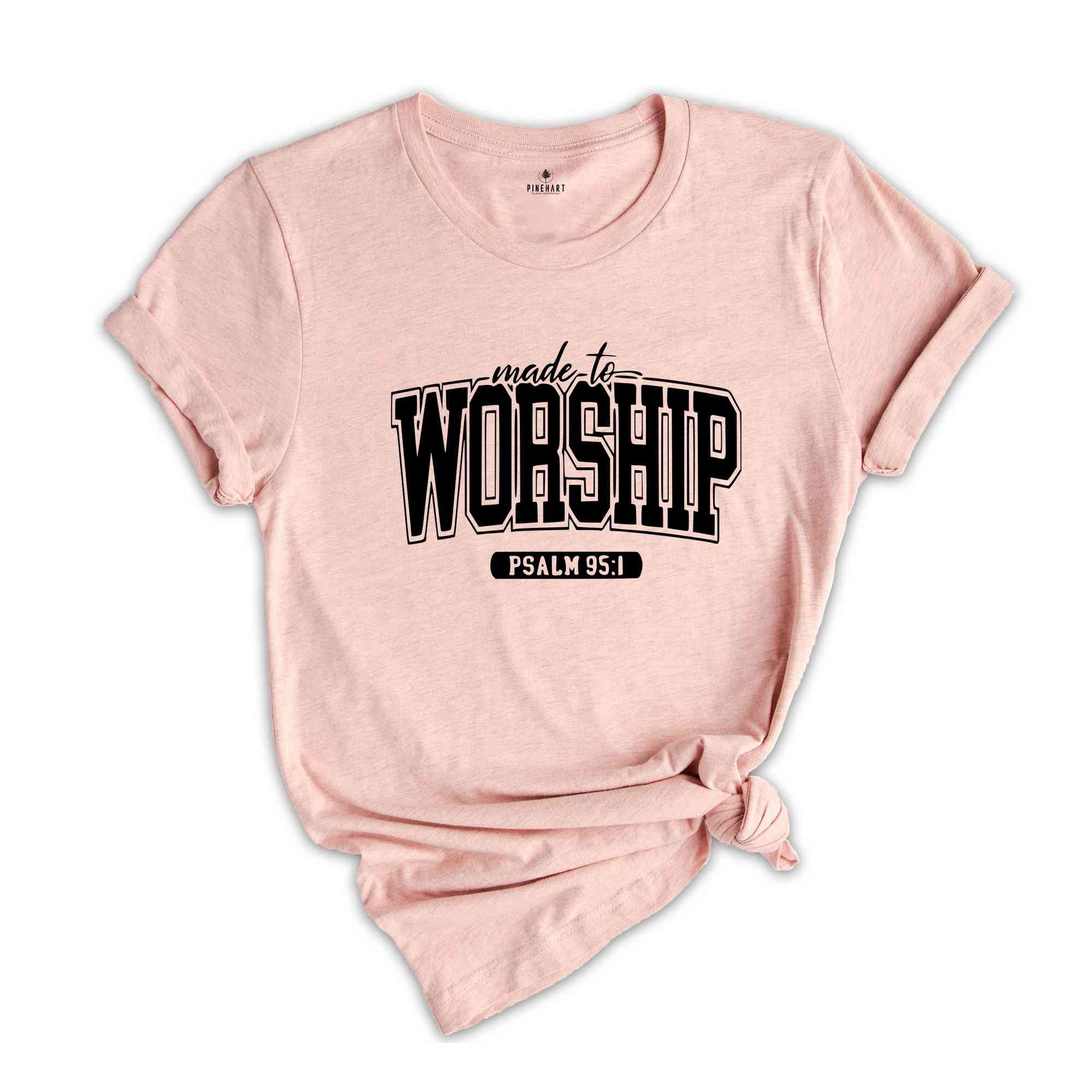 Made to Worship Psalm 55:1 Shirt, Christian Shirt, Religious Shirt, Faith Shirt, Bible Verse Shirt, Jesus Shirt