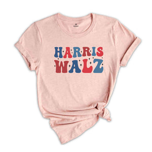 Harris Walz 2024 Shirt, Madam President Election T-shirt, Retro Voting Tee, Democrat Gift For Kamala Harris Supporters