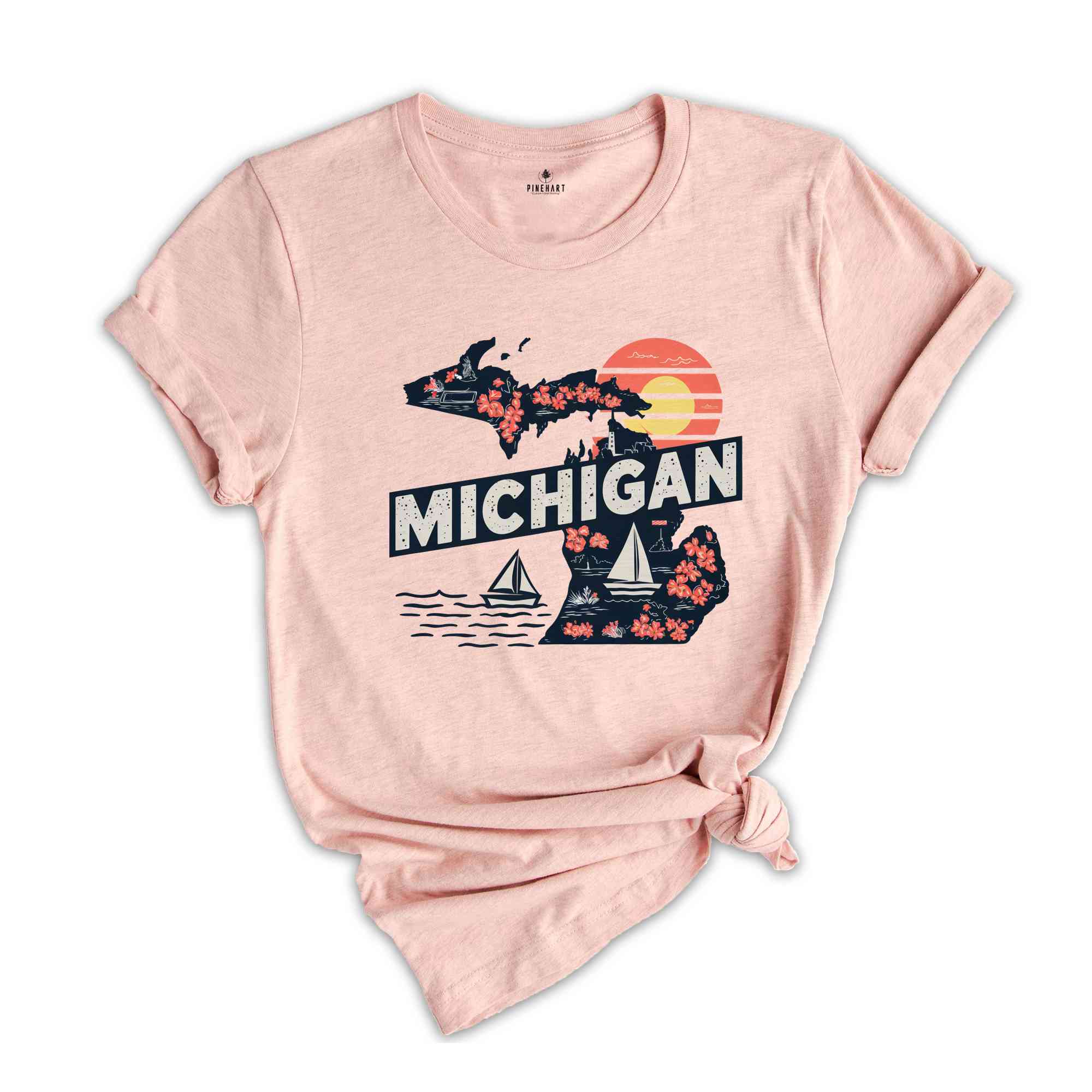 Retro State Of Michigan Shirt, State Of Michigan Shirt, State Shirt, Michigan Shirt, Michigan Lover Shirt, Family Trip Shirt, Travel Shirt