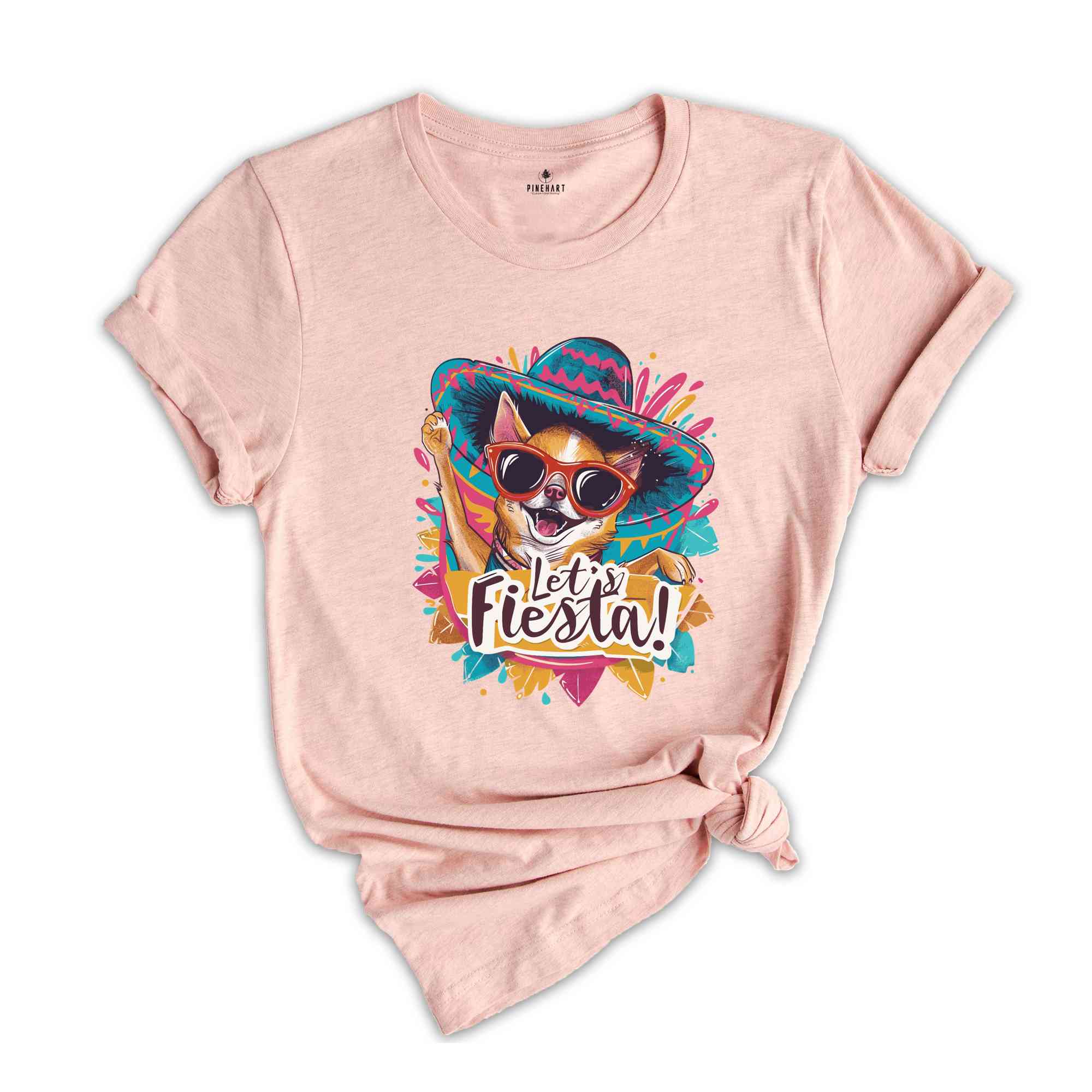 Let's Fiesta Chihuahua Shirt, Funny Animal Shirt, Dog Lover Shirt, Mexican Party Shirt, Cinco De Mayo Shirt, Mexican Fiesta Shirt