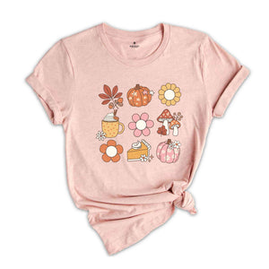 Retro Fall Shirt, Fall Vibes Shirt, Thanksgiving Shirt, Autumn pumpkin Shirt, Pumpkin Spice Shirt, Thankful Mom Shirt, Fall Autumn Shirt