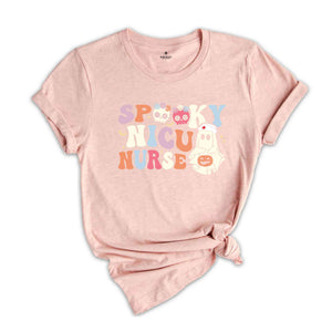 In My Spooky NICU Nurse Era Shirt, Cute Nurse Tee, Cute Halloween Shirt, Halloween Gift For Nurse, Ghost Shirt, Boo Shirt, Spooky Vibes Tee