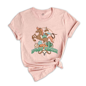 Howdy Easter Shirt, How Easter Tee, Howdy Hunny Happy Easter, Cute Bunny Gift, Western Rodeo Easter, Boho Easter Shirt