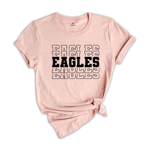 Team Mascot Shirt, Eagles Team Shirt, Eagles Football Shirt, Eagles Fan Shirt, Eagles School Shirt, Eagles School Spirit, Eagle Mascot Shirt