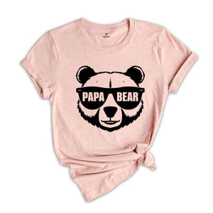 Papa Bear Sunglass Shirt, Papa Bear Shirt, Dad Shirt, Father's Day Shirt, Husband Gift, Dad's Matching Shirt, Father's Day Gift