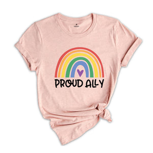 Proud Ally Shirt, Pride Month Shirt, Pride Shirt, Lgbt Shirt, Lgbtq Shirt, Pride T-Shirt, Lgbt T-Shirt, Lgbtq Proud Ally, Equal Rights Tee