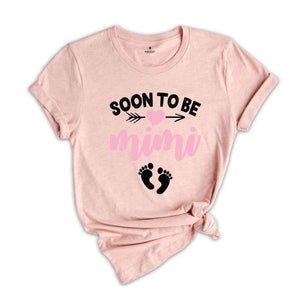 Soon To Be Mimi T-Shirt, Grandma T-Shirt, Grandma To Be Shirt, New Grandma Shirt, Baby Announcement, Grandma Gifts