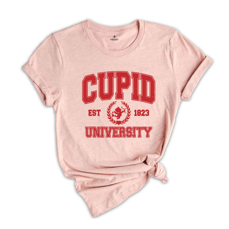 Cupid University Shirt, Valentine Shirt, Funny Valentine's Day, Valentine's Day Shirt, Cupid Vibes, Retro Valentine