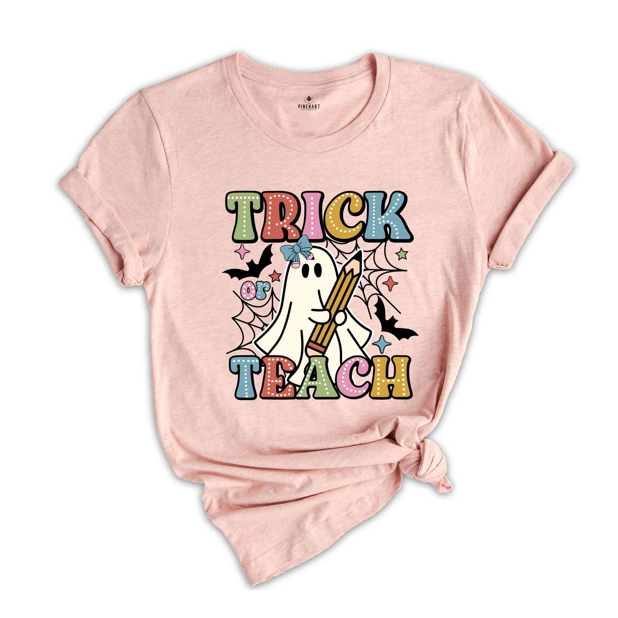 Trick Or Teach Shirt, Halloween Ghost Shirt, Halloween Teacher Shirt, Teacher Life Shirt, Teacher Gift Halloween, Halloween Gift