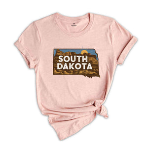 Retro State Of South Dakota Shirt, State Of South Dakota Shirt, State Shirt, South Dakota Shirt, South Dakota Lover Shirt, Family Trip Tee