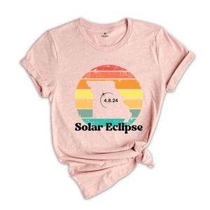 Missouri Solar Eclipse T-Shirt, April 8 2024 Solar Eclipse, Total Solar Eclipse Apparel, Solar Eclipse Shirt