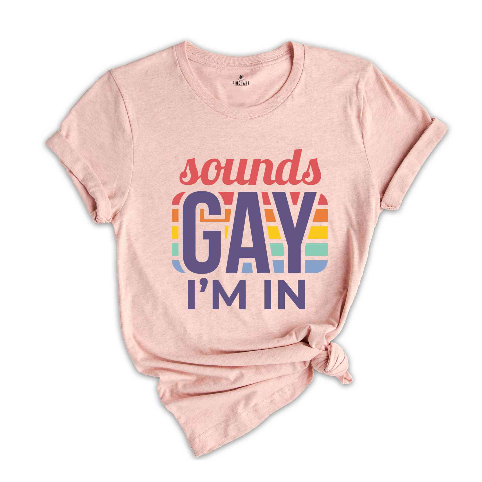 Sounds Gay I'm In Shirt, Gay Shirt, Gift For Gay, Gay Pride Shirt, Pride Shirt, Love Is Love, Rainbow LGBT Shirt, Funny Gay Shirt