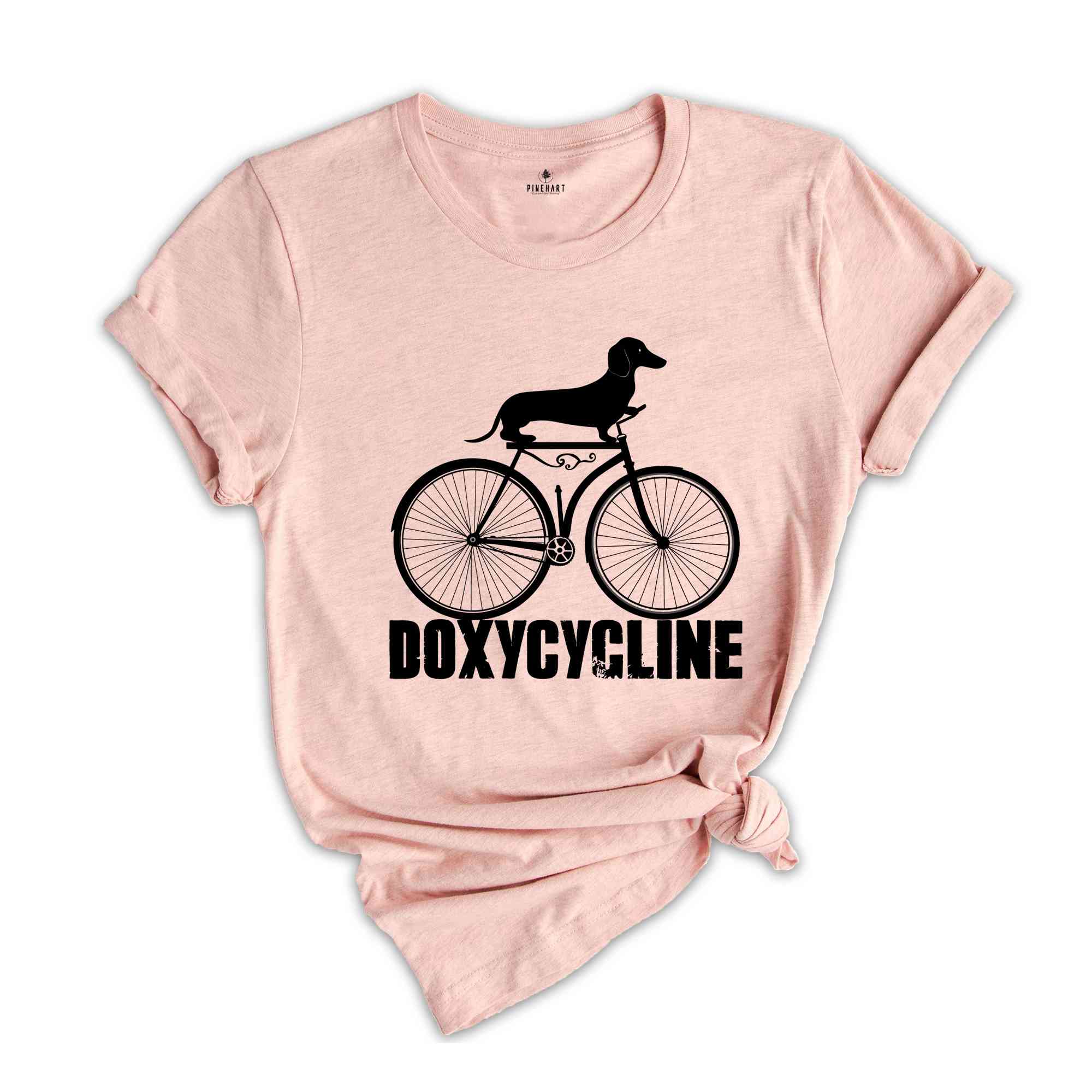 Doxycycline Pharmacy Shirt, Dachshund on Bicycle Shirt, Pharmacists Shirt, Veterinary Tee, Pharmacy Gift, Pharmacists Shirt