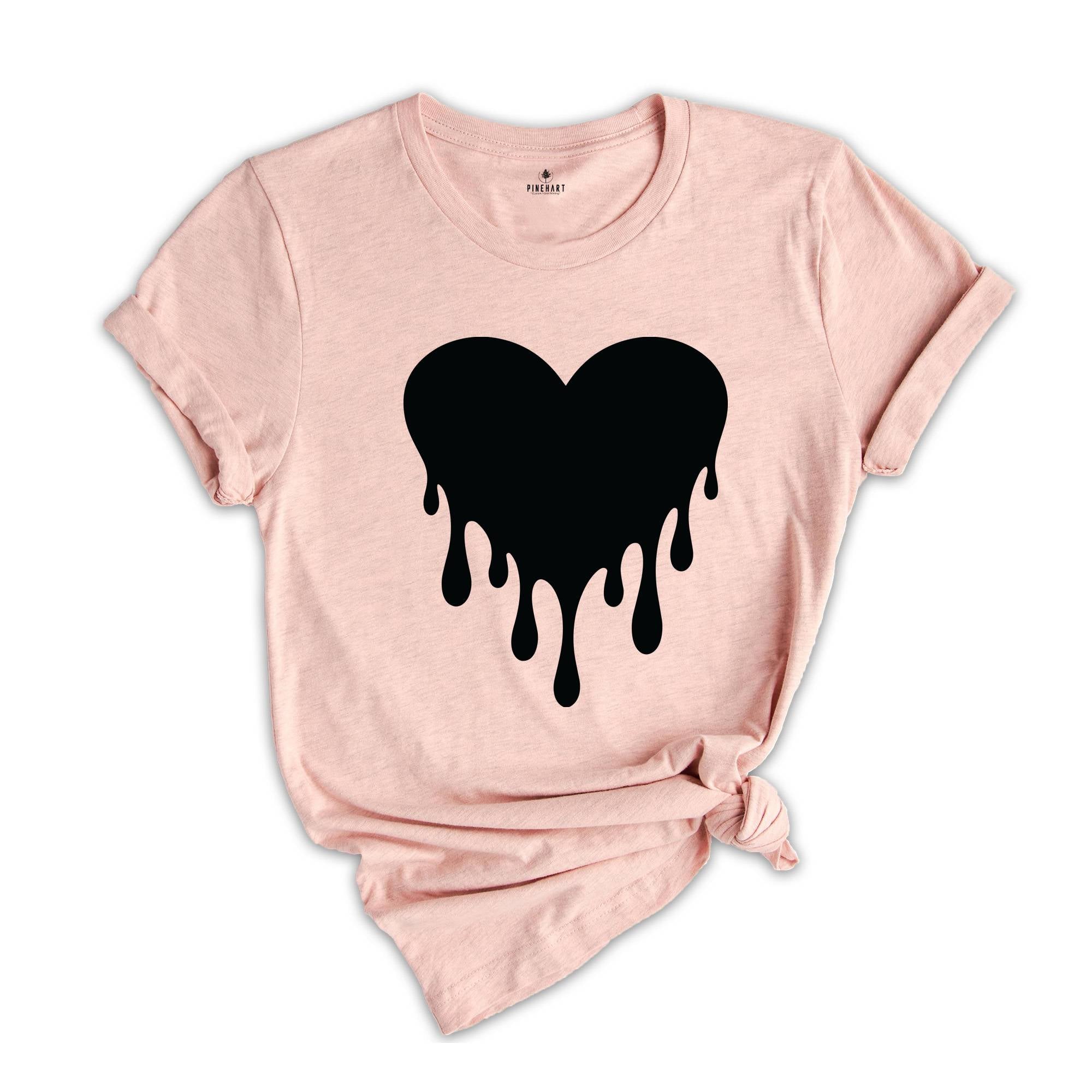 Melting Heart Shirt, Valentine's Day Shirt, Summer Valentine's Day Shirt, Heart Shirt, Love Shirt, Couple Shirt, Valentine Shirt, Love Gift