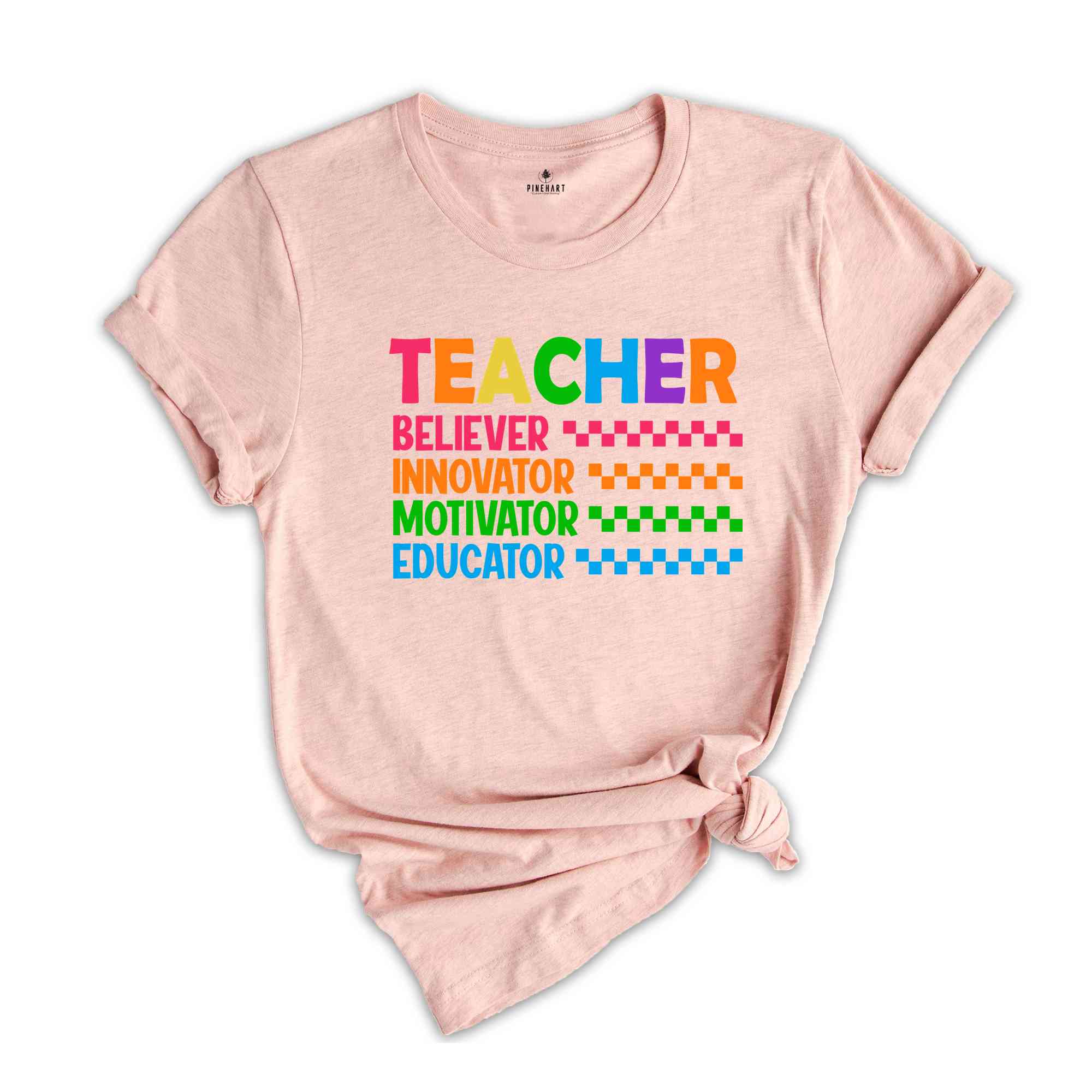 Teacher Believer Innovator Motivator Educator Shirt, Teacher Appreciation, Teacher Life Shirt, Teacher Life Shirt, Teacher Gift