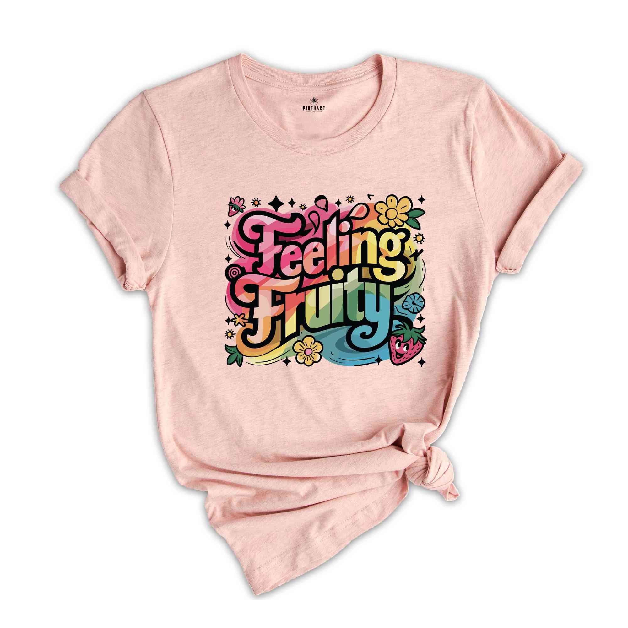 Feeling Fruity Shirt, LGBQT Shirt, Pride Month Shirt, Rainbow Shirt, Retro Frog Shirt, Gay Pride Shirt, Lesbian Pride Shirt