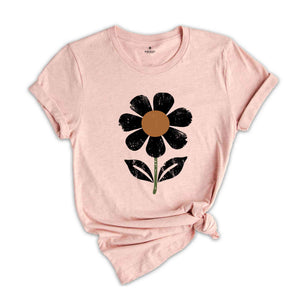 Cute Flower Shirt, Botanical Shirt, wildflower shirt, Plant Shirt, Retro Floral Shirt, Garden Shirt, Trendy Mom Shirt