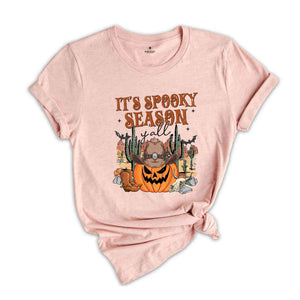 It's Spooky Season Y'All T-Shirt, Scary Pumpkin Shirt, Funny Halloween Shirt, Sartastic Halloween Shirt, Funny Halloween Tee, Halloween Gift