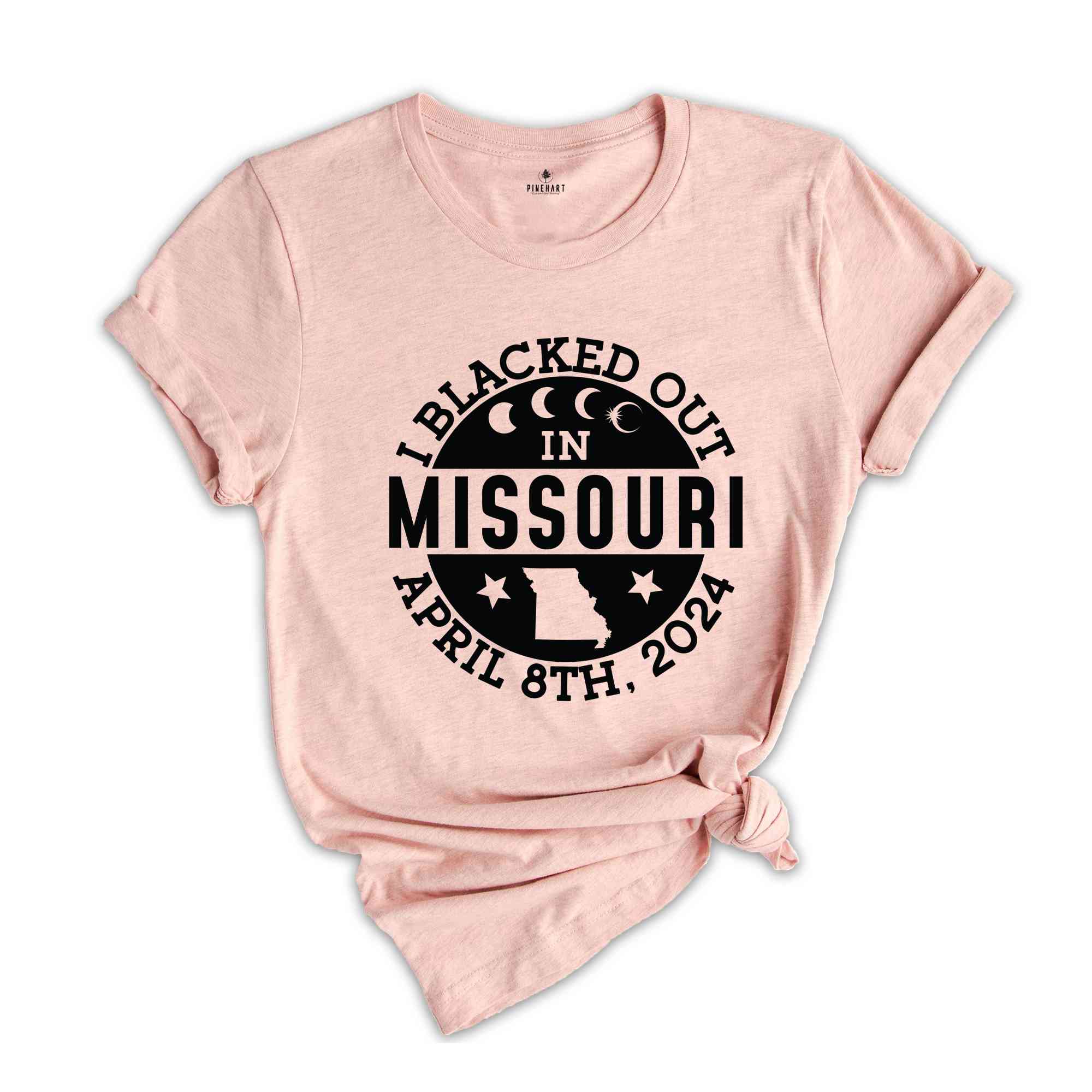 I Blacked Out In Missouri Shirt, Missouri Eclipse Shirt, Celestial Shirt, Eclipse Event 2024 Shirt, April 8th 2024 Total Solar Eclipse