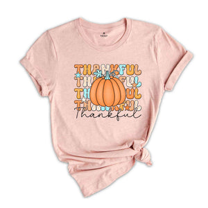 Thankful Shirt, Pumpkin Lover Shirt Cozy Season Shirt, Happy Thanksgiving Shirt, Thanksgiving Crewneck, Fall Shirt, Autumn Shirt