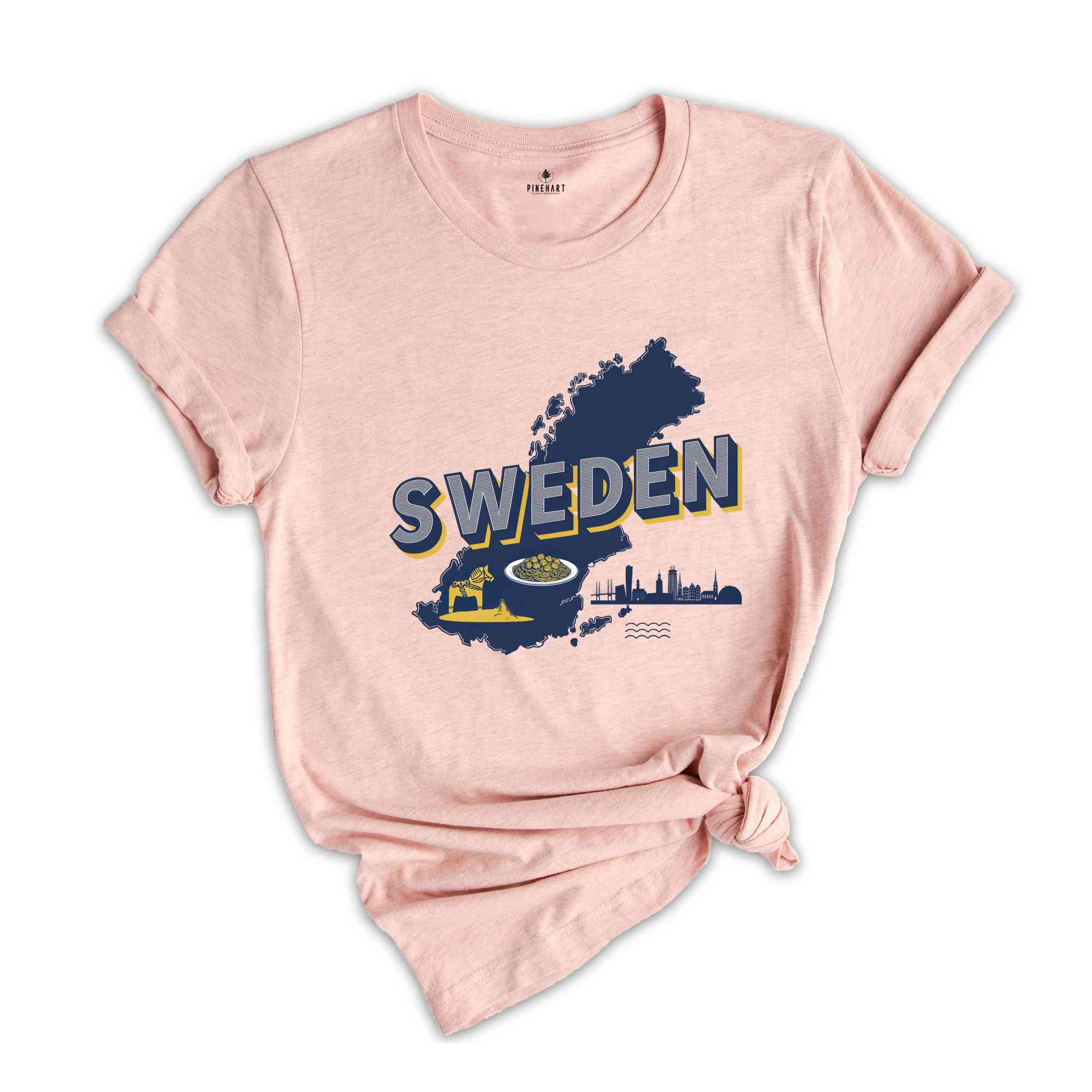 Retro Sweden Shirt, Sweden Travel Shirt, Country Travel Shirt, Shirt For Traveler, Travel Lover Gift, Travel Tee, Trip Shirt