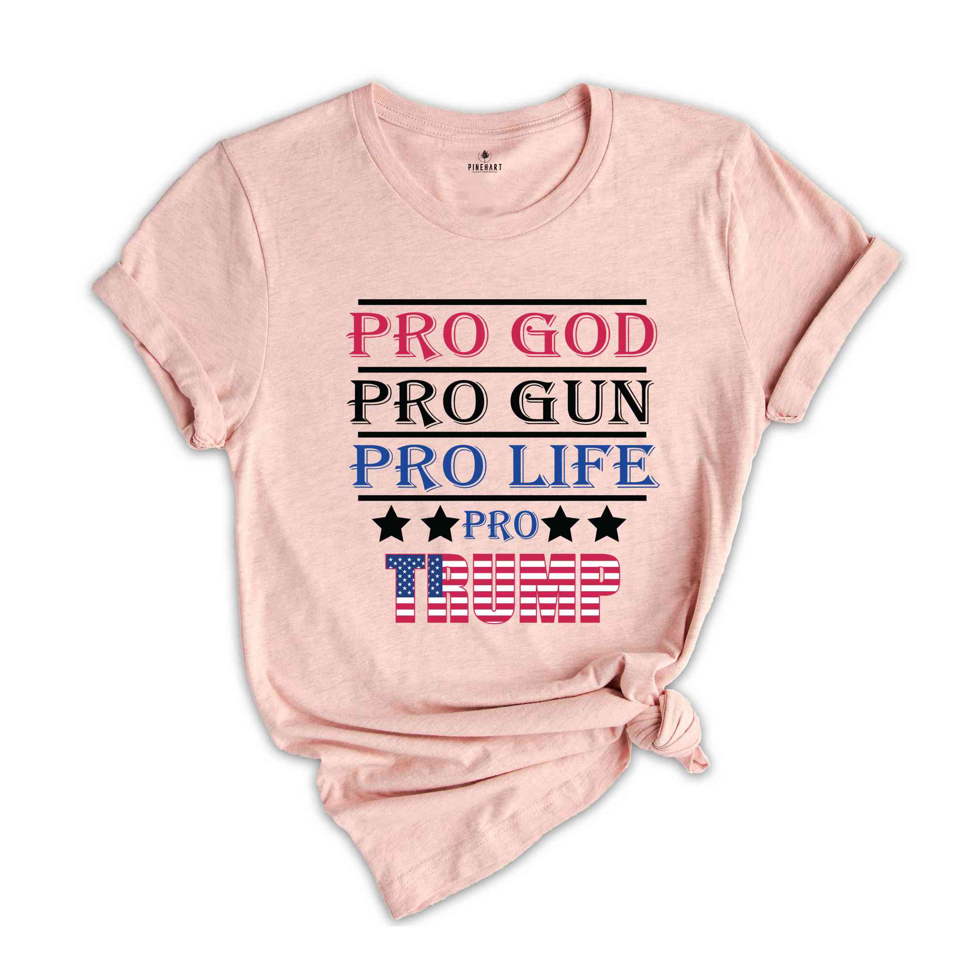 Pro God Pro Gun Pro Life T-Shirt, Pro Trump Shirt, 2024 Trump Shirt, Voting Shirt, Trump Election Tee