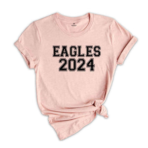 Team Mascot Hoodie, Eagles Team Hoodie, Mascot Crewneck, School Team Spirit, Eagles Fan Sweatshirt, Eagles School Hoodie, Eagles Football