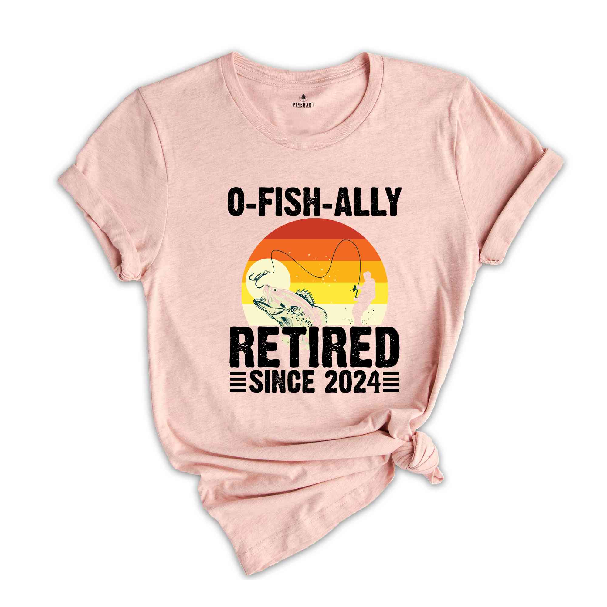 O-Fish-Ally Retired Since 2024,Fishing Retirement 2024 Shirt, Retirement Gift for Men, Officially Retired,Funny Retirement,Gift for Coworker