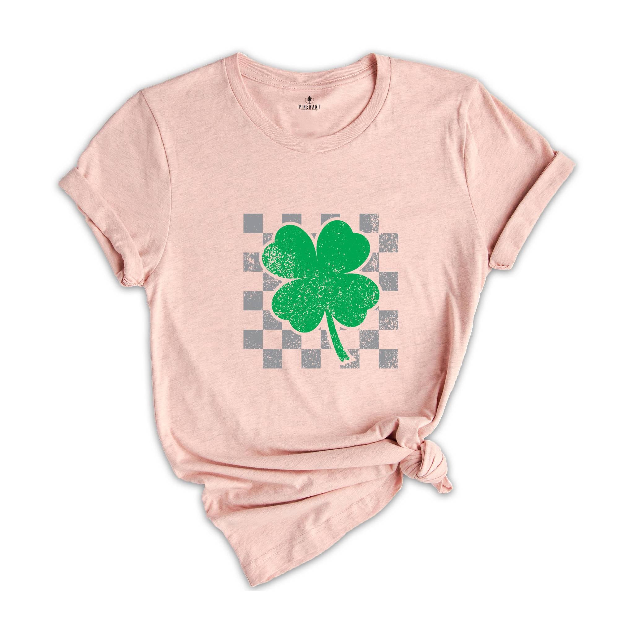 St Patrick's Shirt, Shamrock T Shirt, Retro Lucky Shirt, St Patricks Day Shirt, Retro Clover Shirt, Shamrock Day T-shirt, St Patrick's Gift