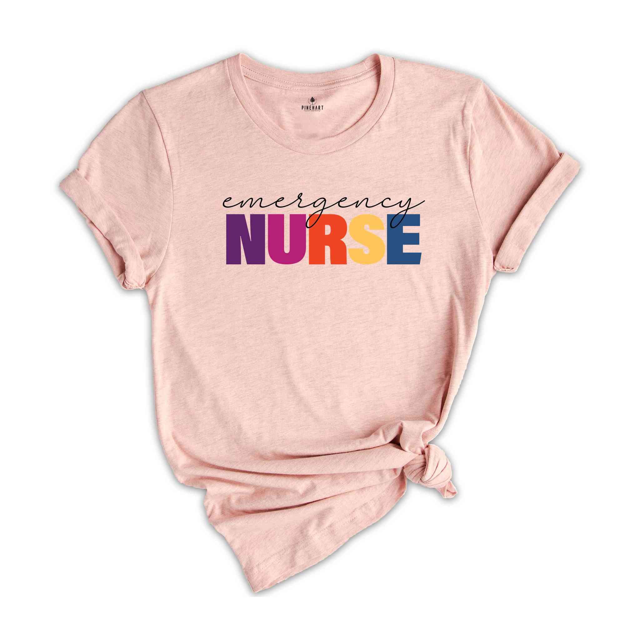 Emergency Nurse Shirt, Nursing School Shirt, Nurse Grad Shirt, Registered Emergency Nurse Gift, Emergency Department Nurse Shirt