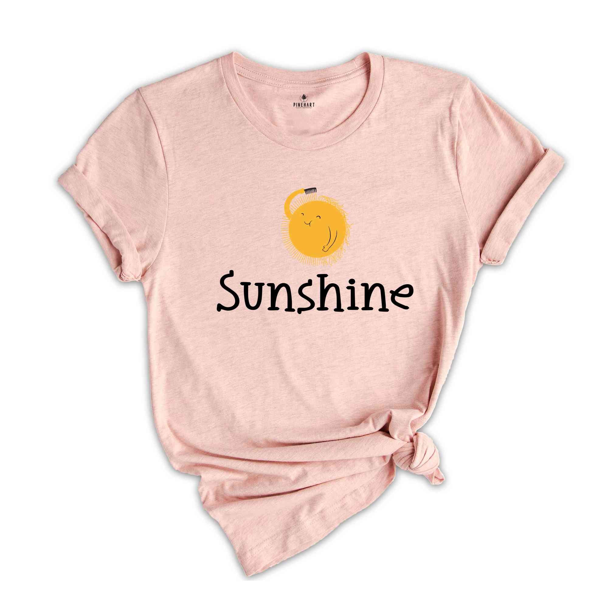 Sunshine Shirt, Summer T-shirt, Funny Sunshine Shirt, Womens Shirt, Gift For Womens, Retro Sun Shirt